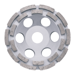 Diamant komschijf dubbelrijig 115mm